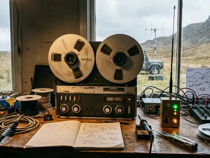 An experimental sound-art and site-specific radio transmission project broadcasting unheard electronic music